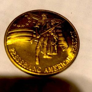 Honoring the American veteran coin